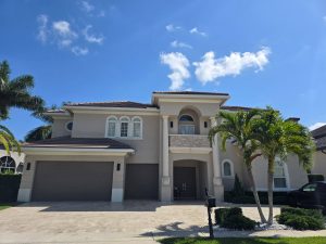 Gray house before being professionally painted boca raton fl