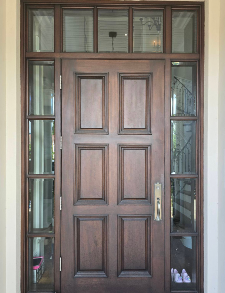 Door before being painted Boca Raton, FL