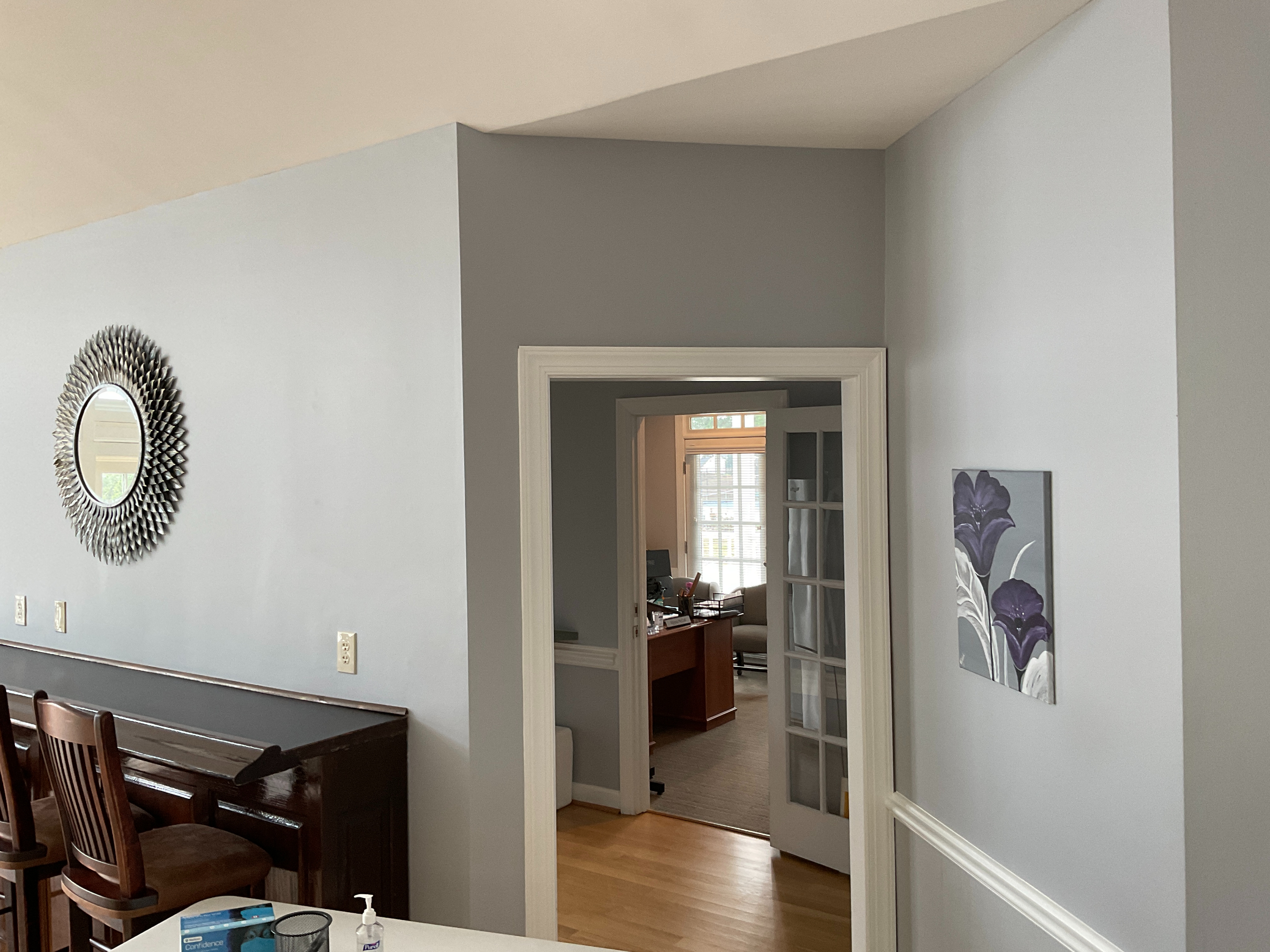 interior painting doorway after