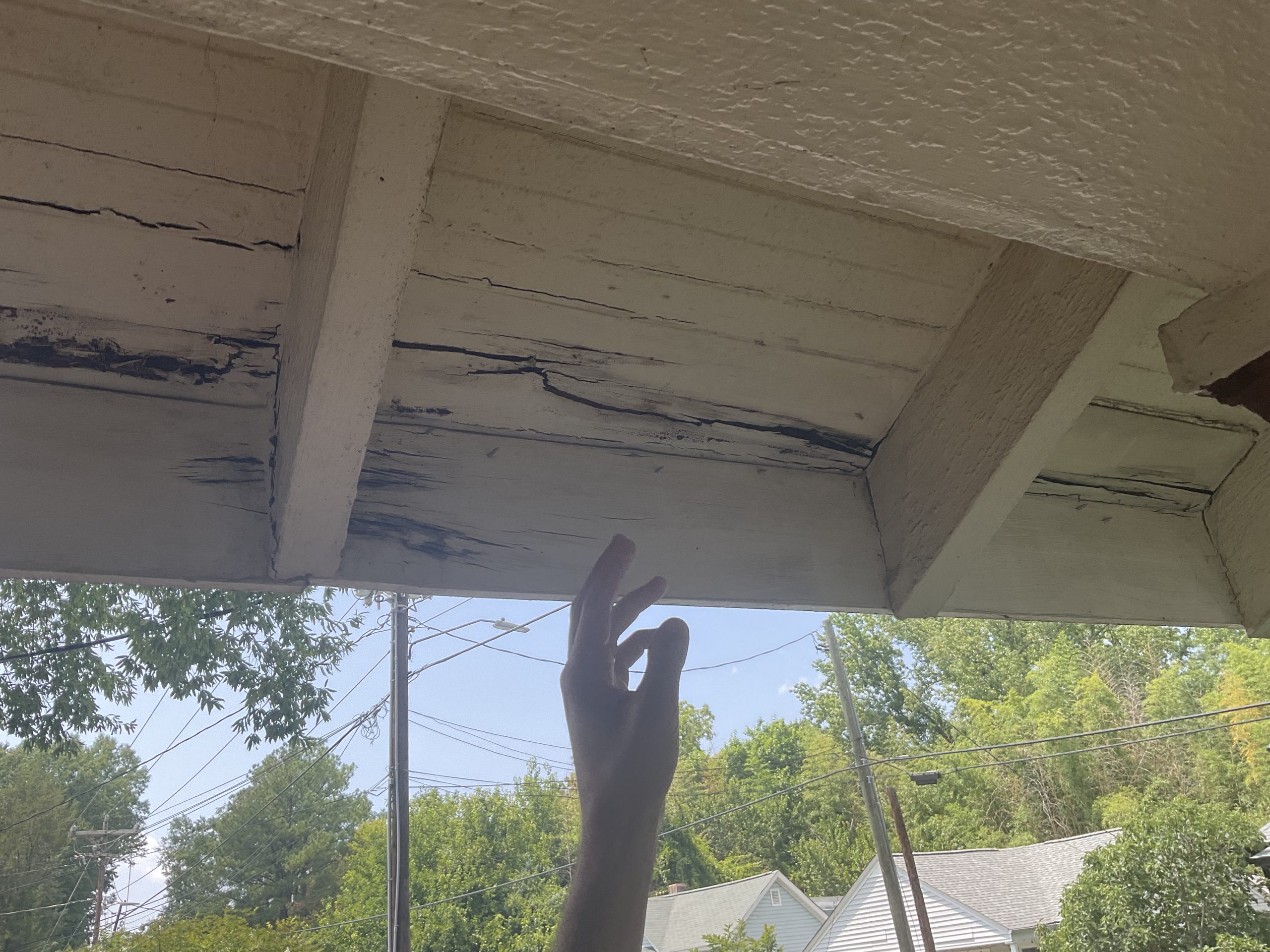 Residential Exterior Carpentry & Painting Before