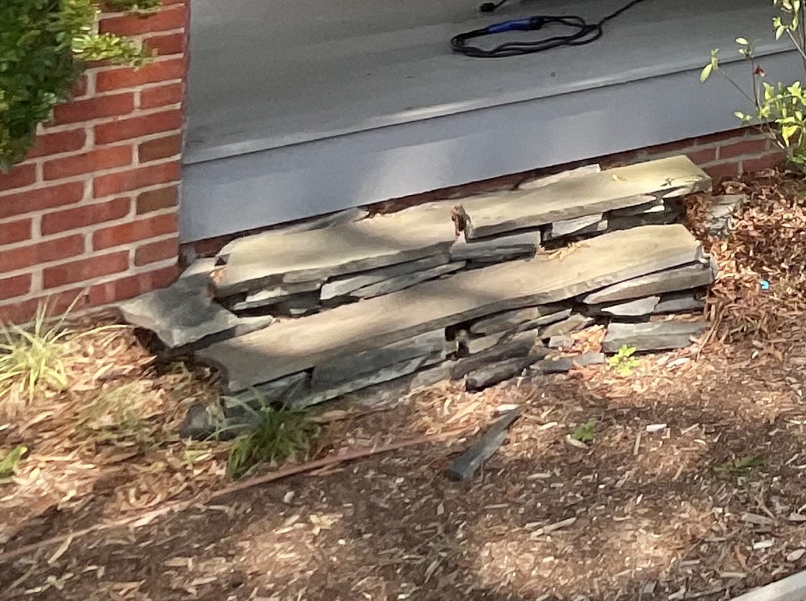 Residential Exterior Steps: Carpentry & Painting Before