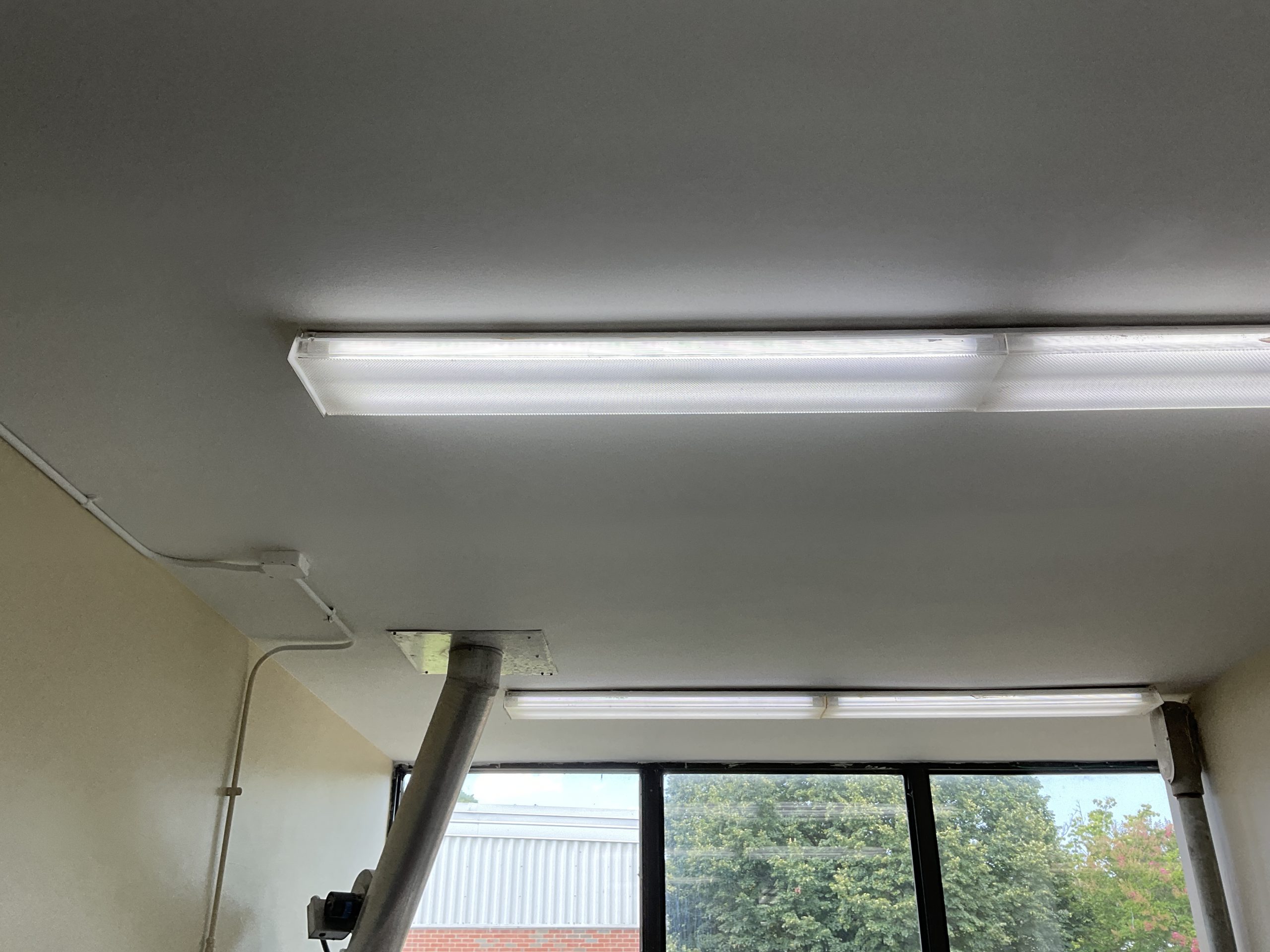 School Cafeteria Painting Before & After After