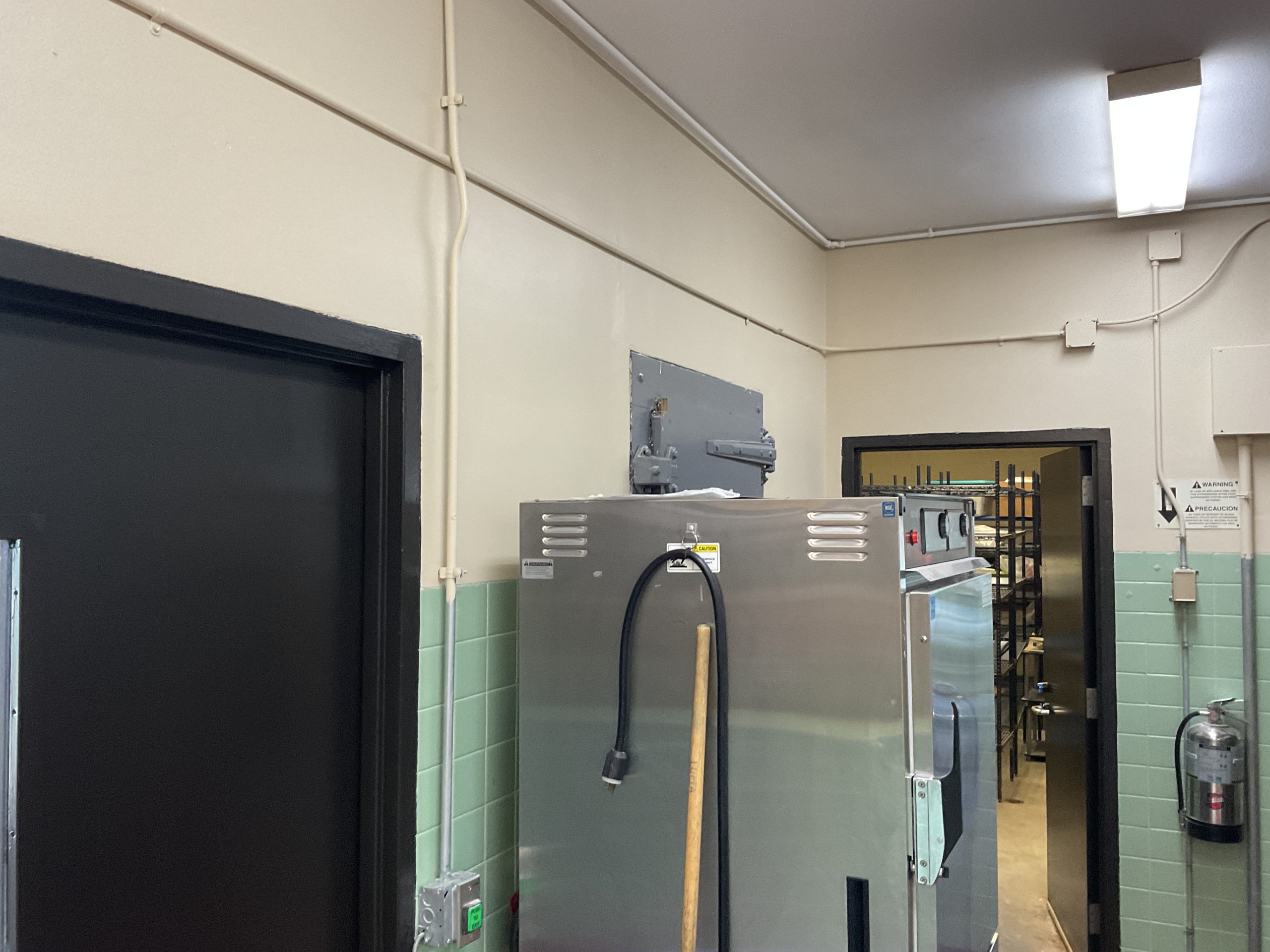 School Cafeteria Painting Before & After After