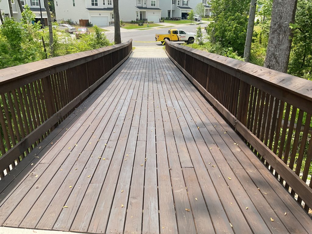 Bridge Staining Before & After After