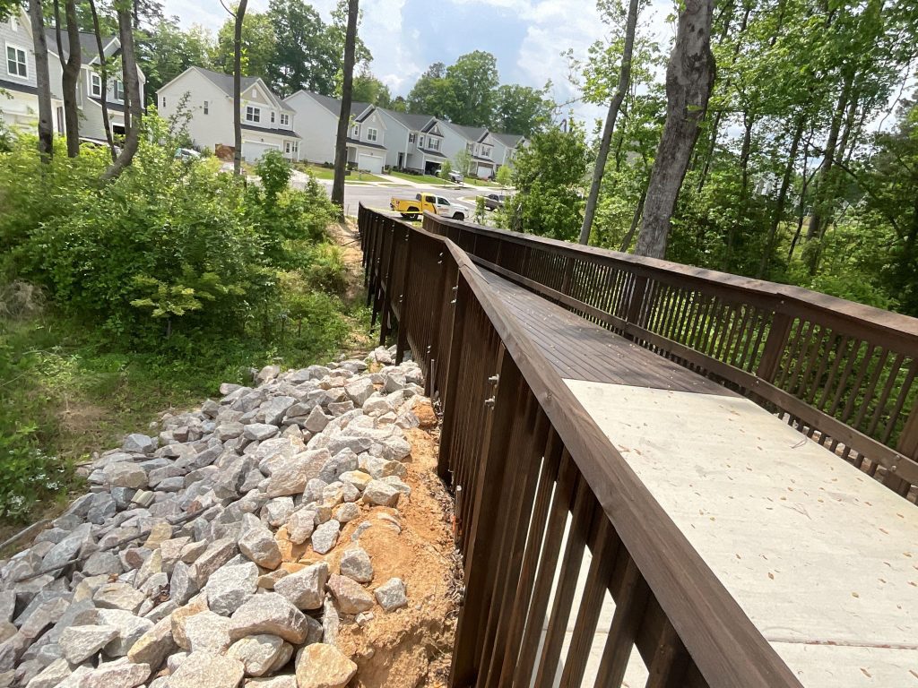 Bridge Staining Before & After After