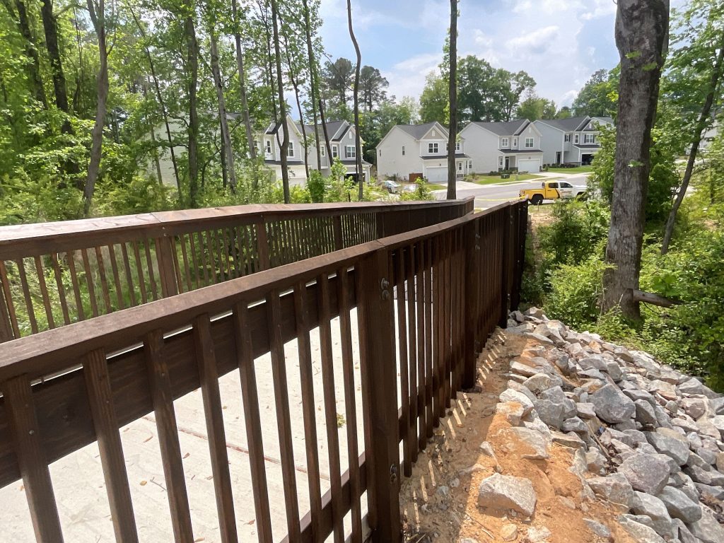 Bridge Staining Before & After After