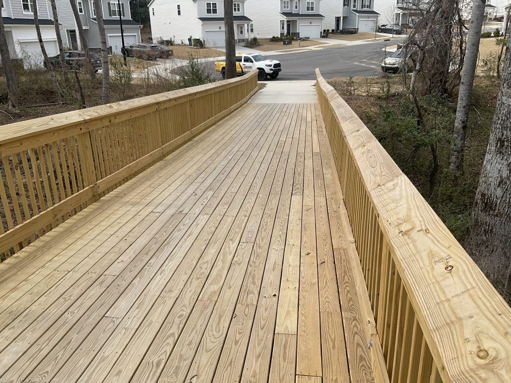 Bridge Staining Before & After Before