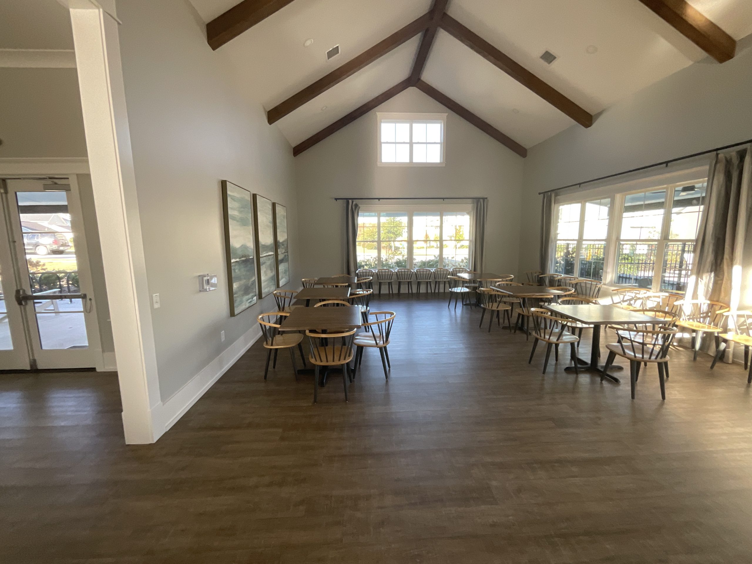 Clubhouse Interior Painting Before & After After