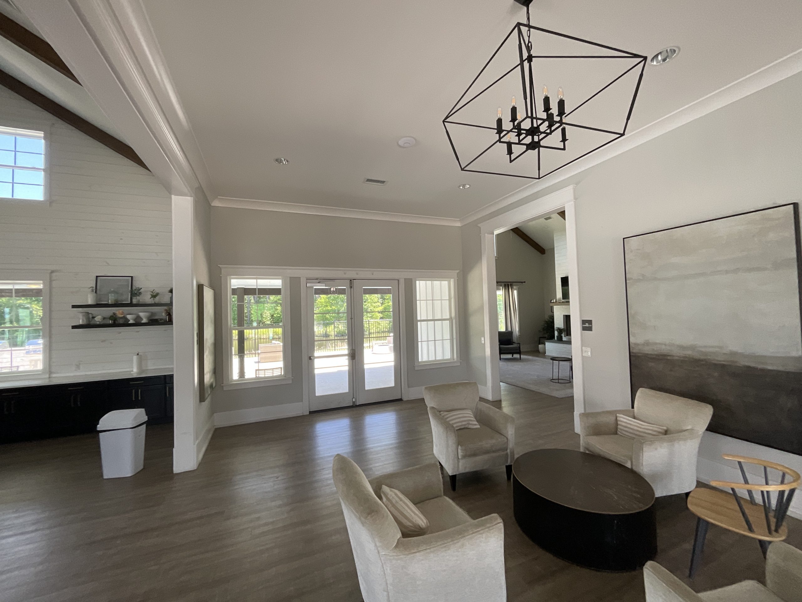 Clubhouse Interior Painting Before & After Before