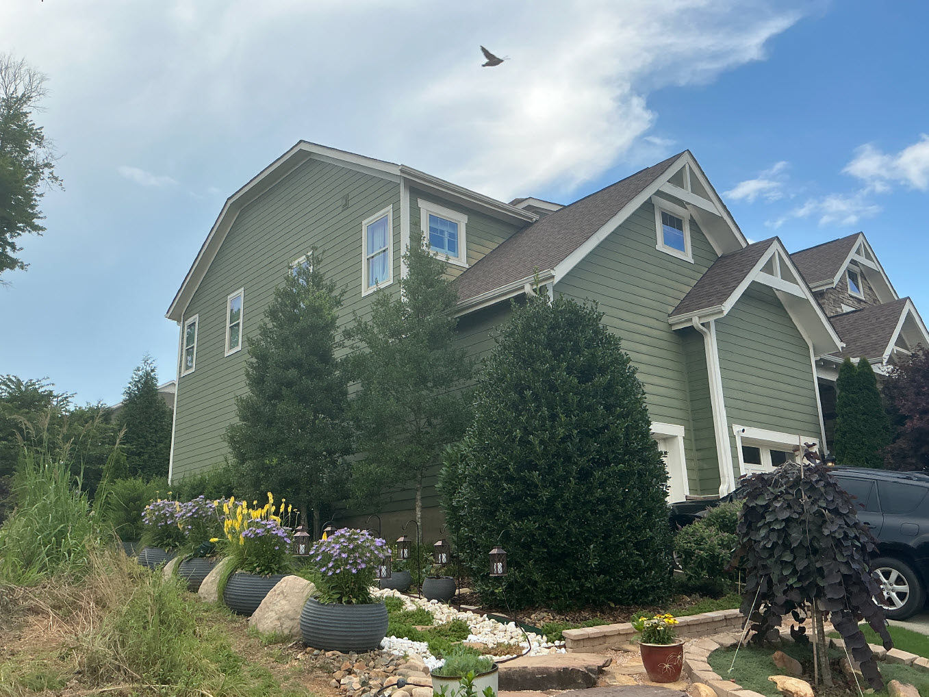 Residential Exterior Before & After Before