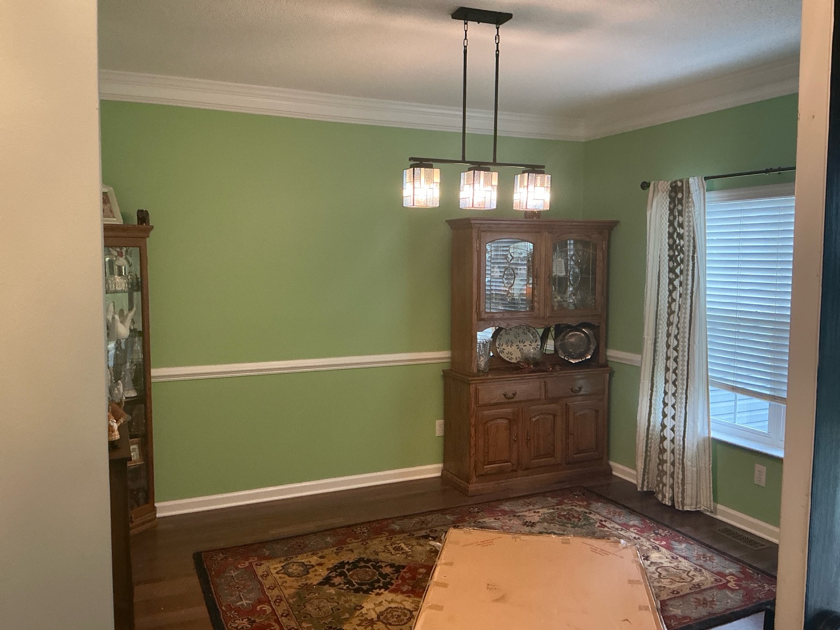 Residential Interior Dining Room Before & After After