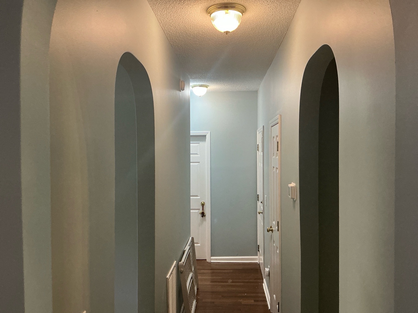 Residential Interior Hallway Before & After After