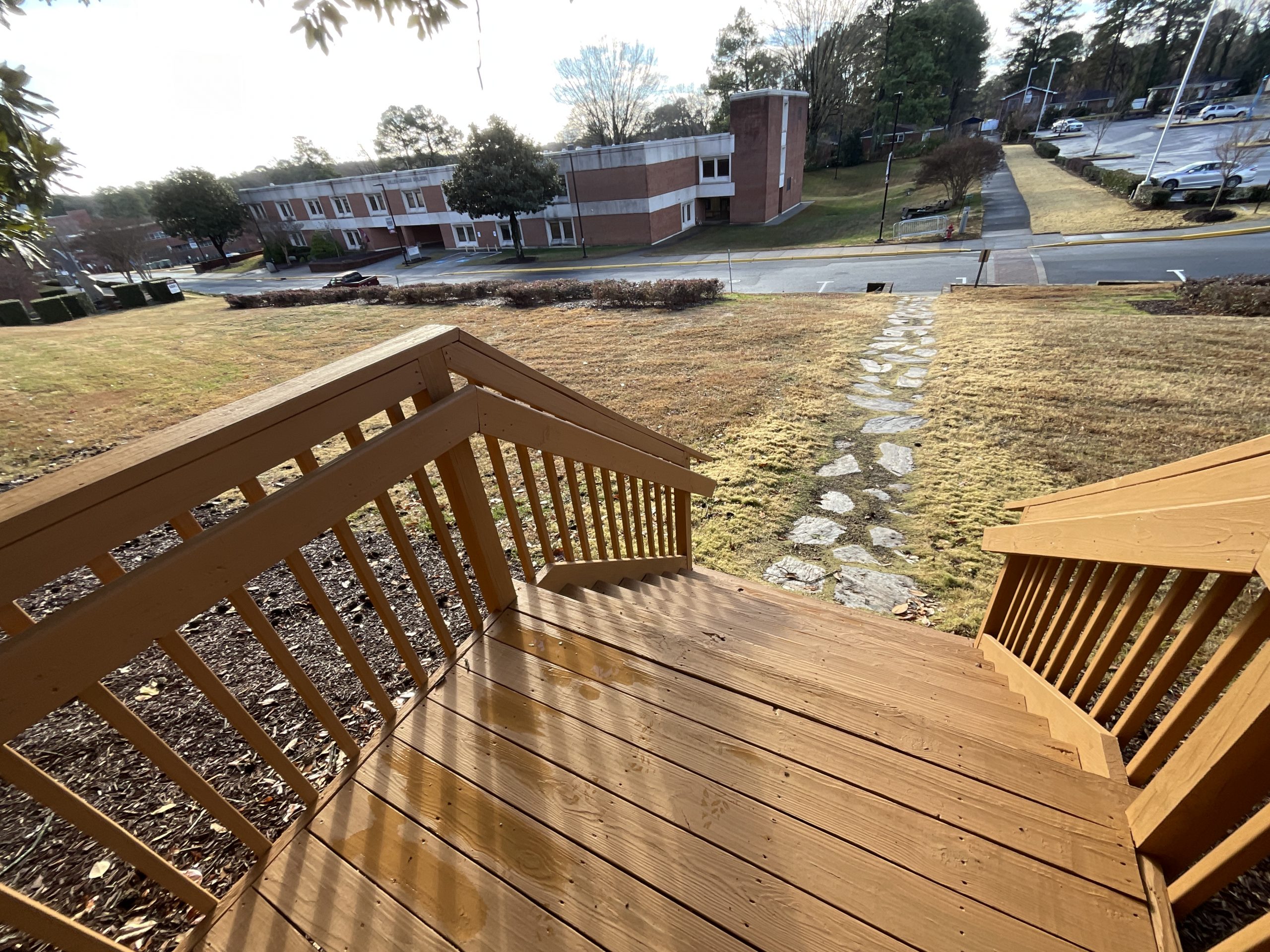 University Exteror Before & After After