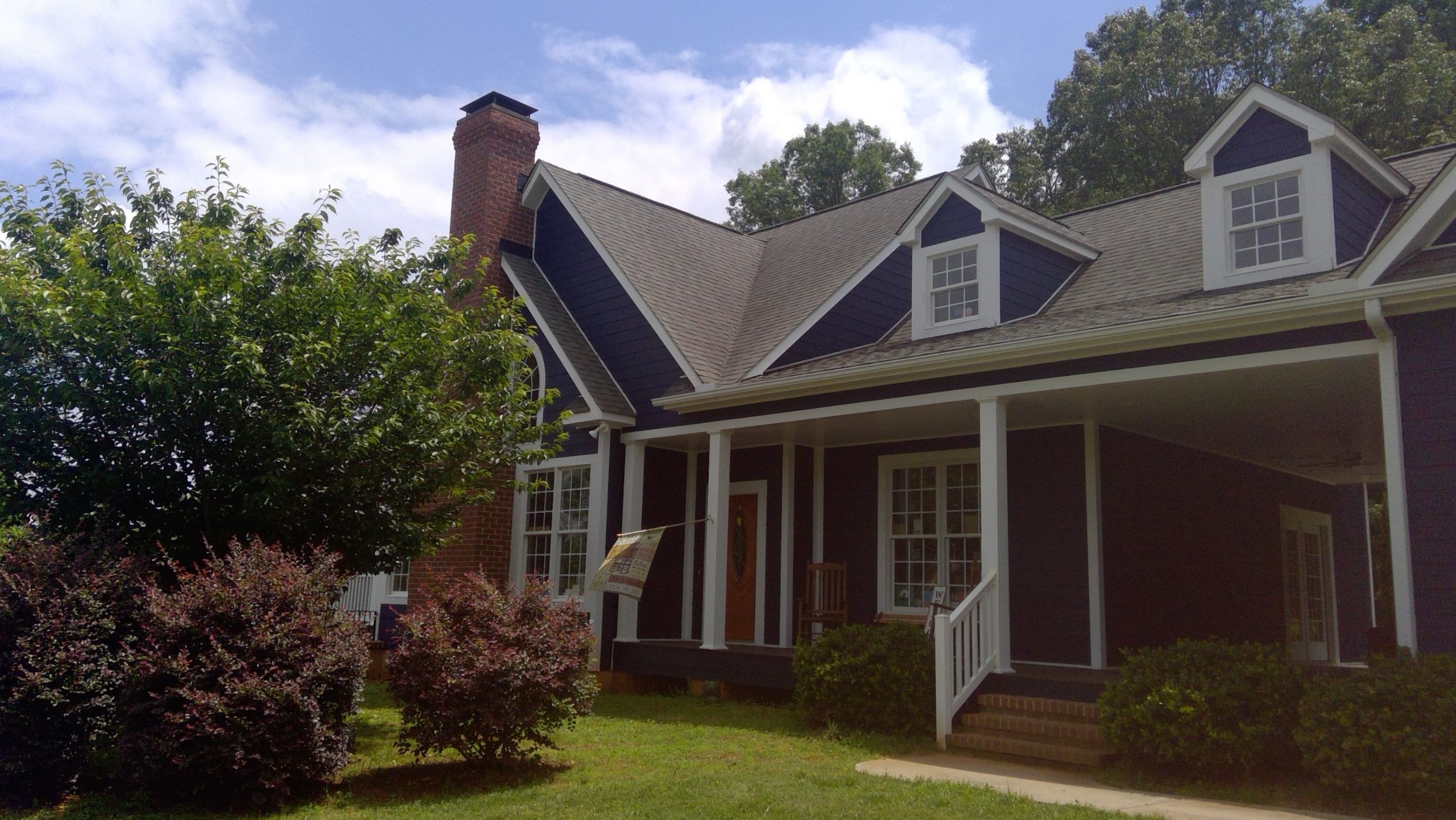 Exterior House Painting Before and After After