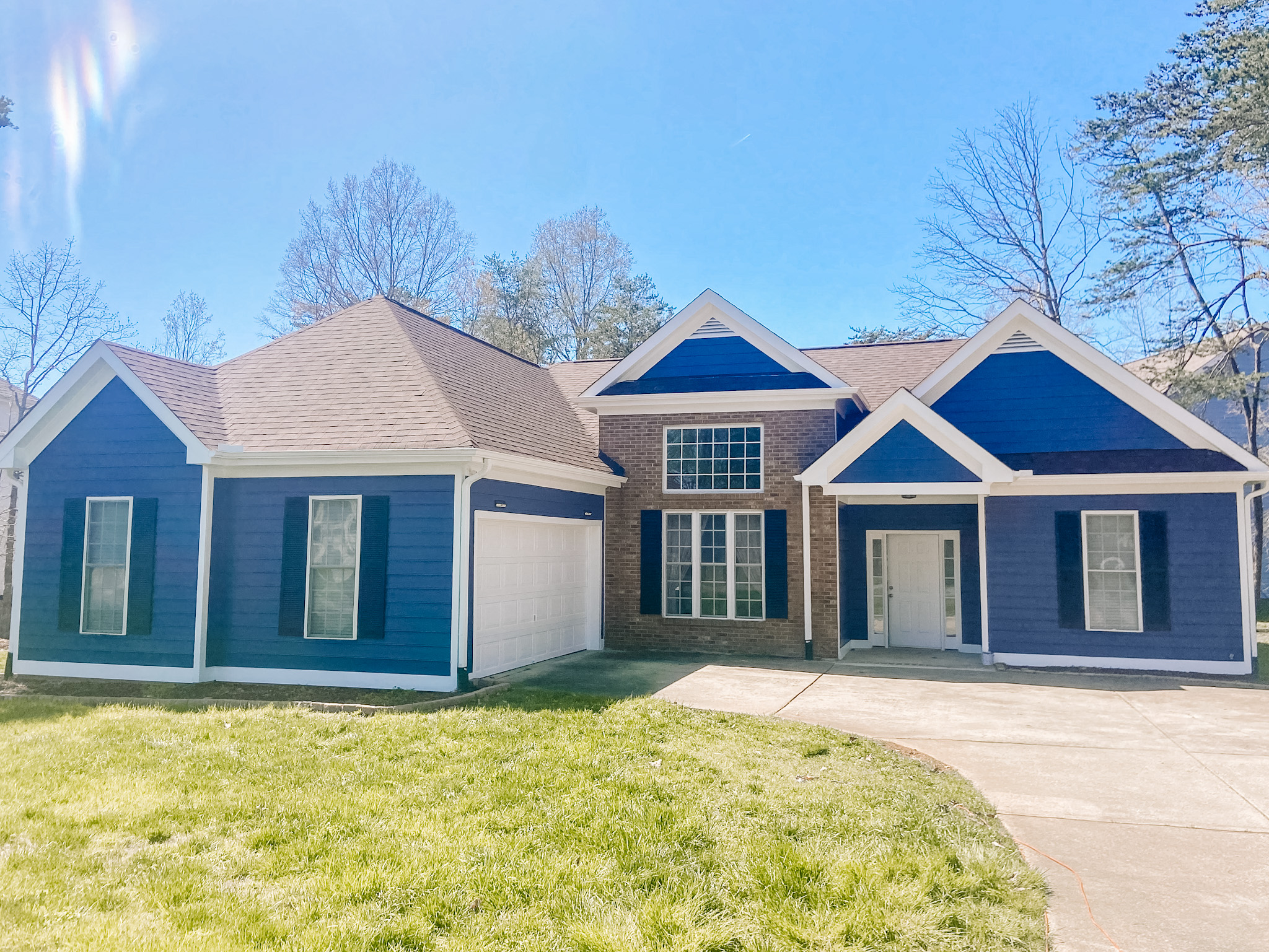 after exterior painting for homes in chapel hill