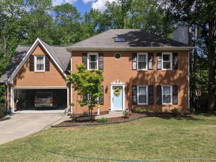 Before exterior painting