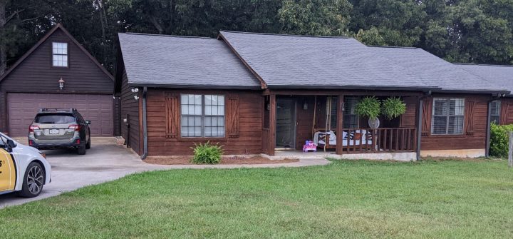 Before Exterior Painting in Kingston, GA