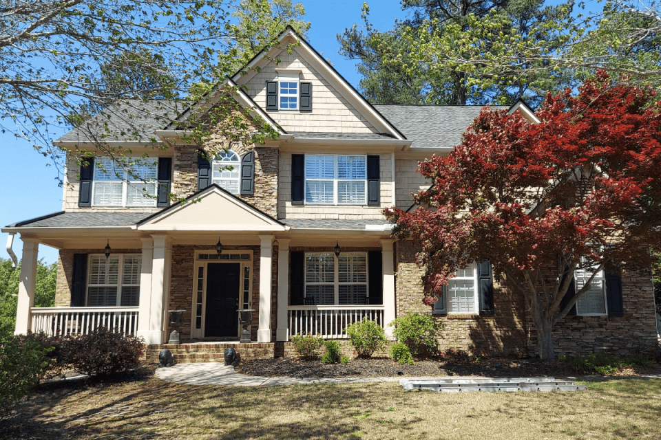 House Before Exterior Painting Powder Springs, GA
