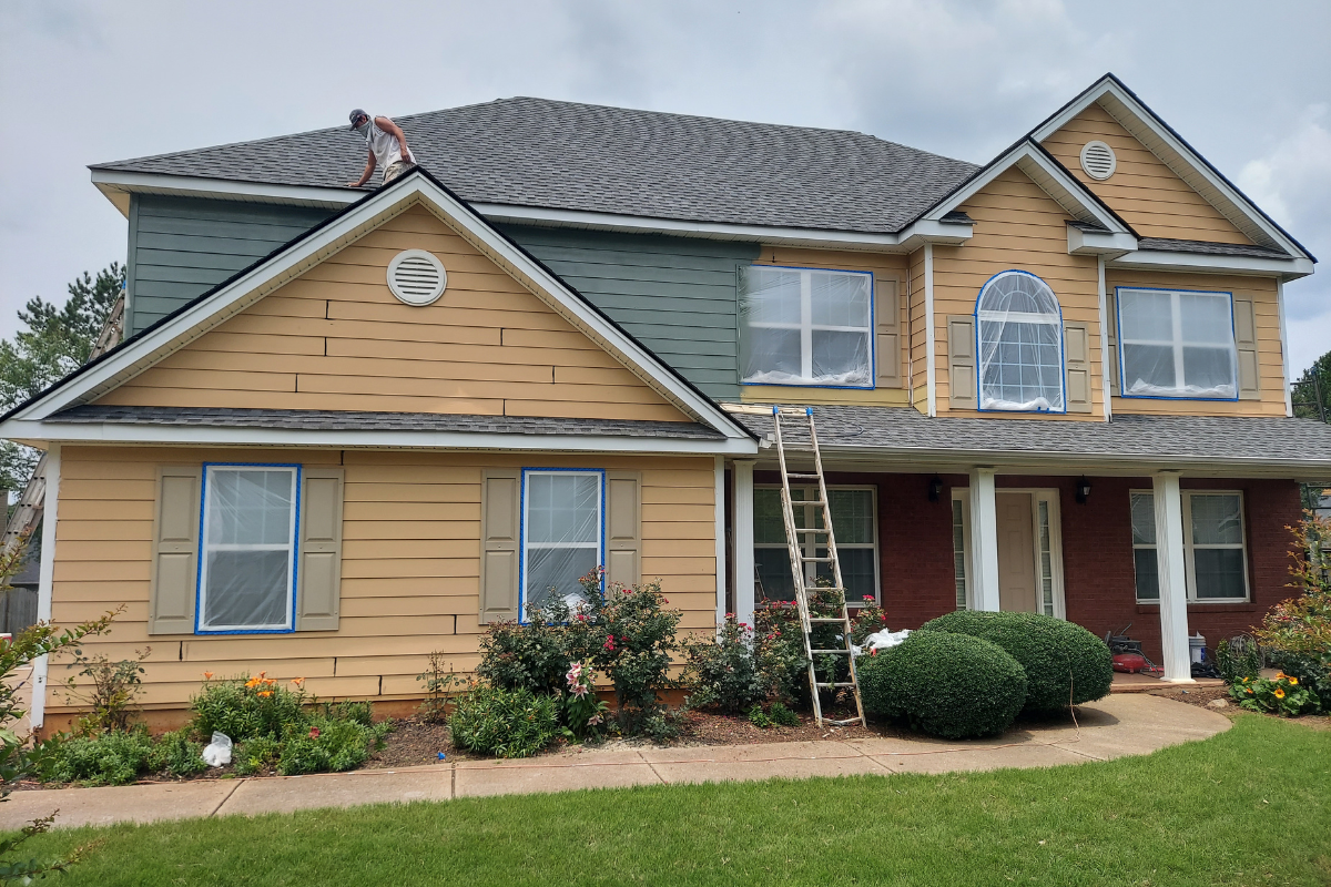 Before Exterior Painting Villa Rica, GA