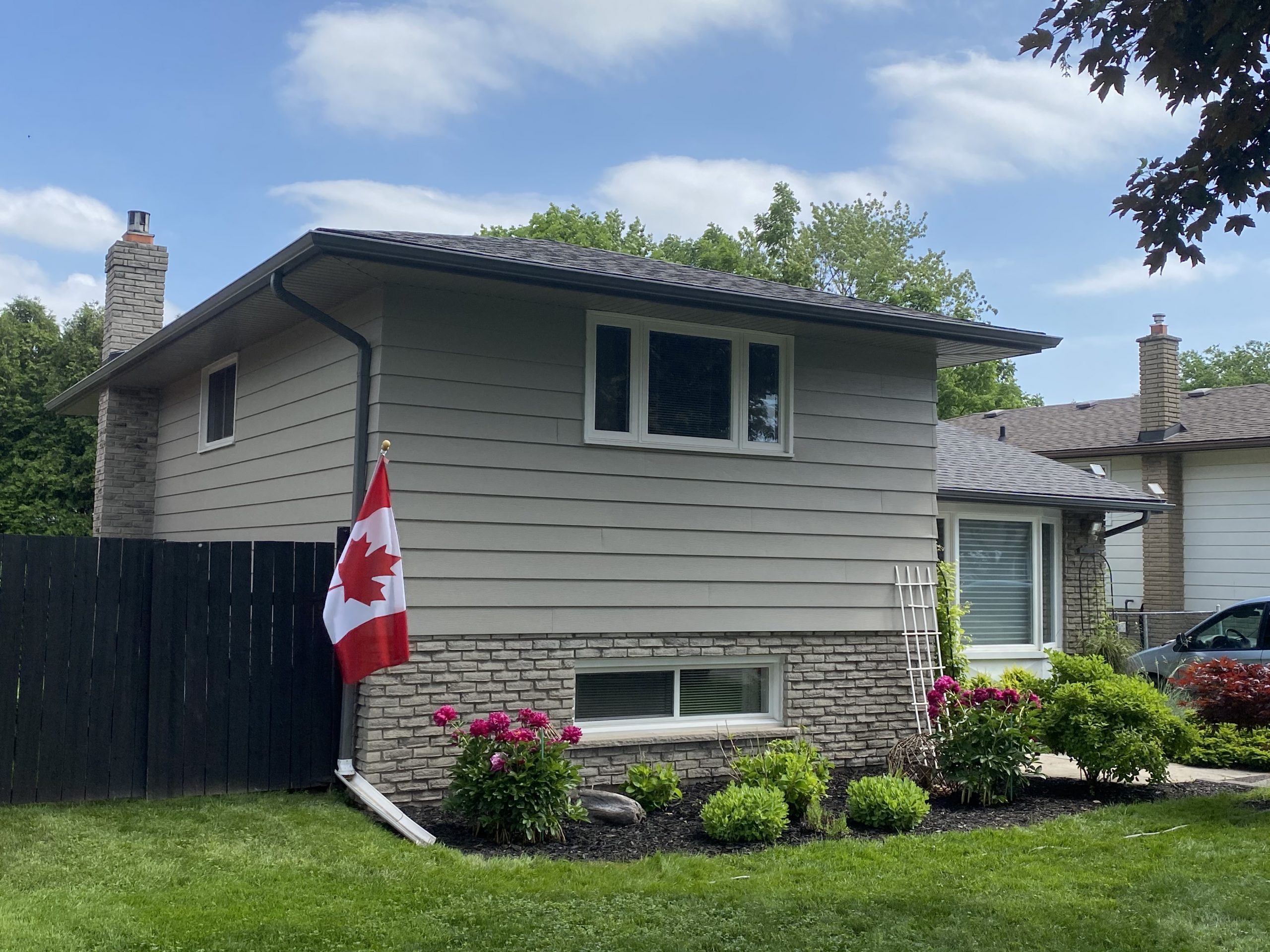 Aluminum and Vinyl Siding Painting After