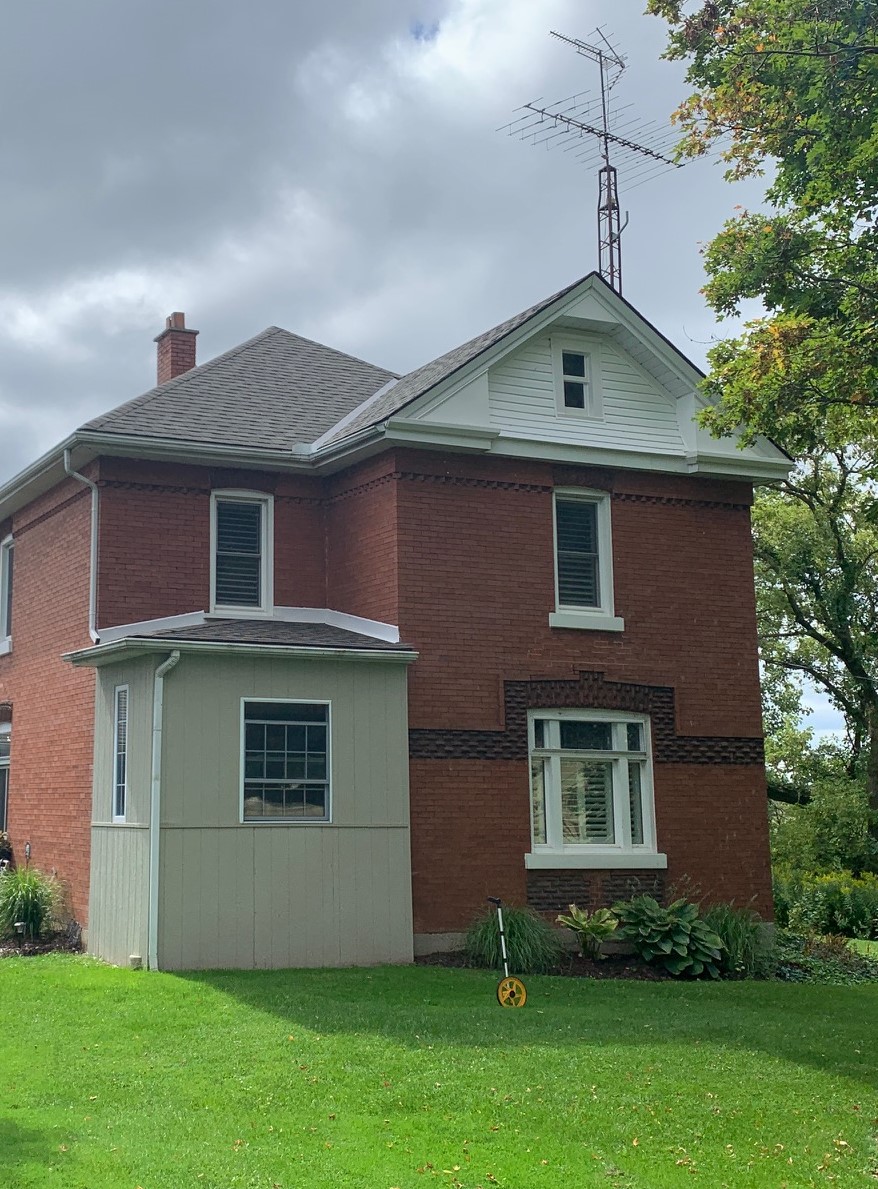 Exterior Brick Painting Before