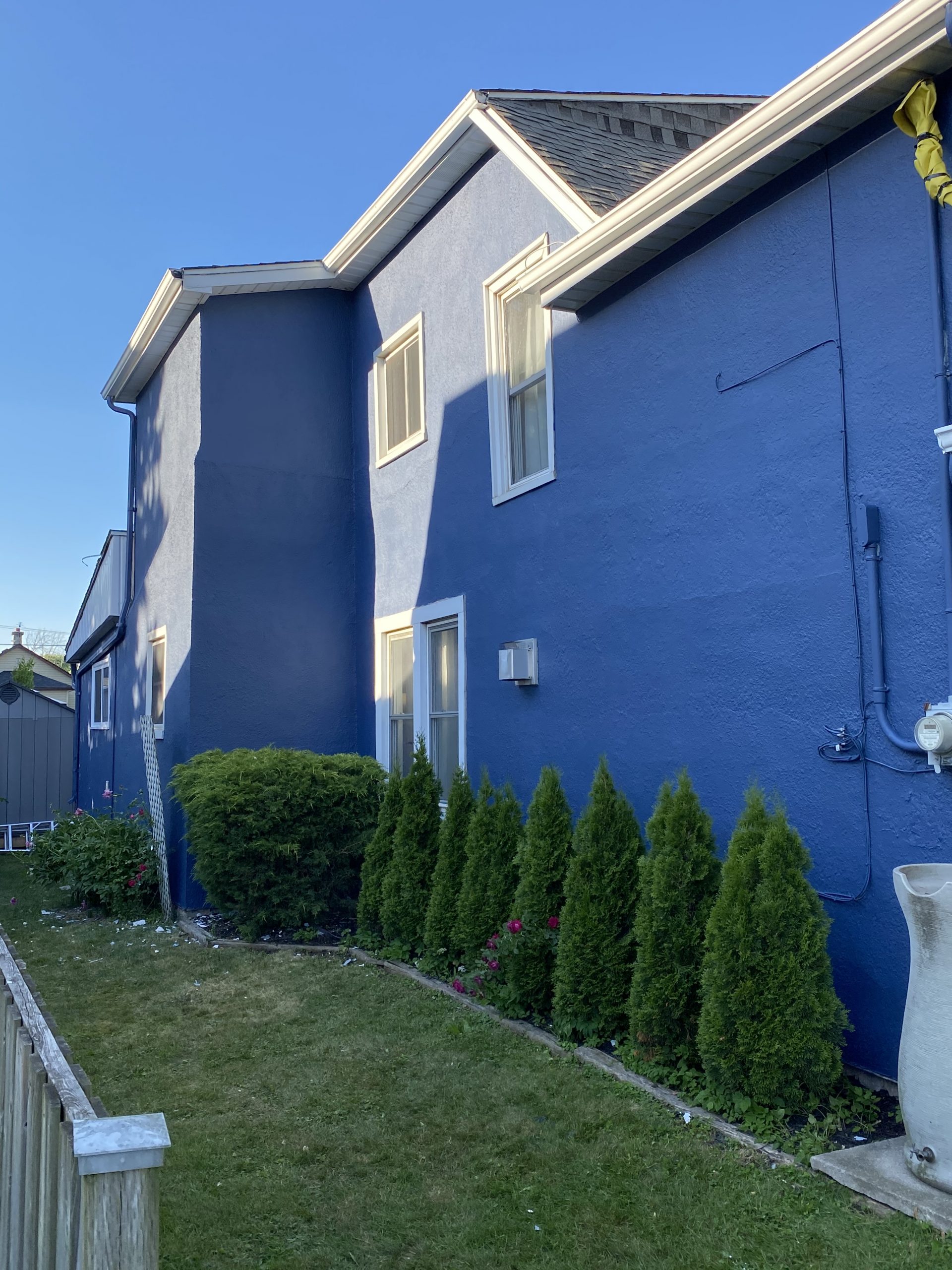 Stucco Repair and Painting After