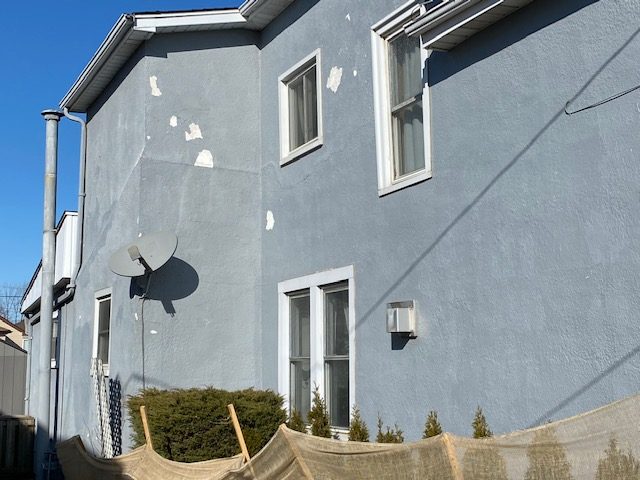 Stucco Repair and Painting Before