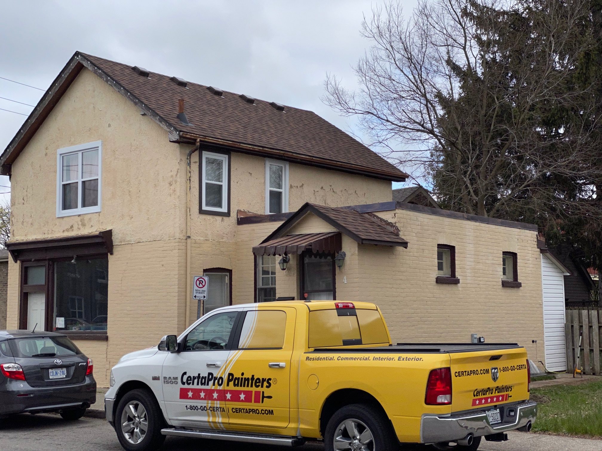 Stucco Exterior Painting Before