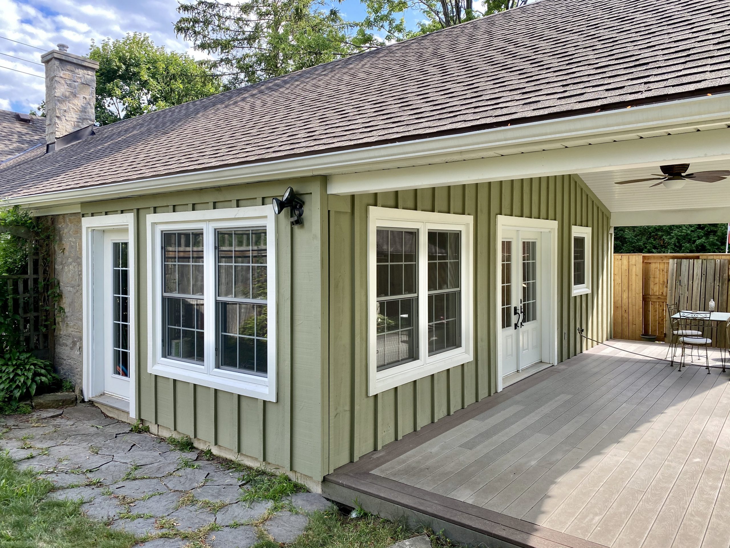 home after green repaint