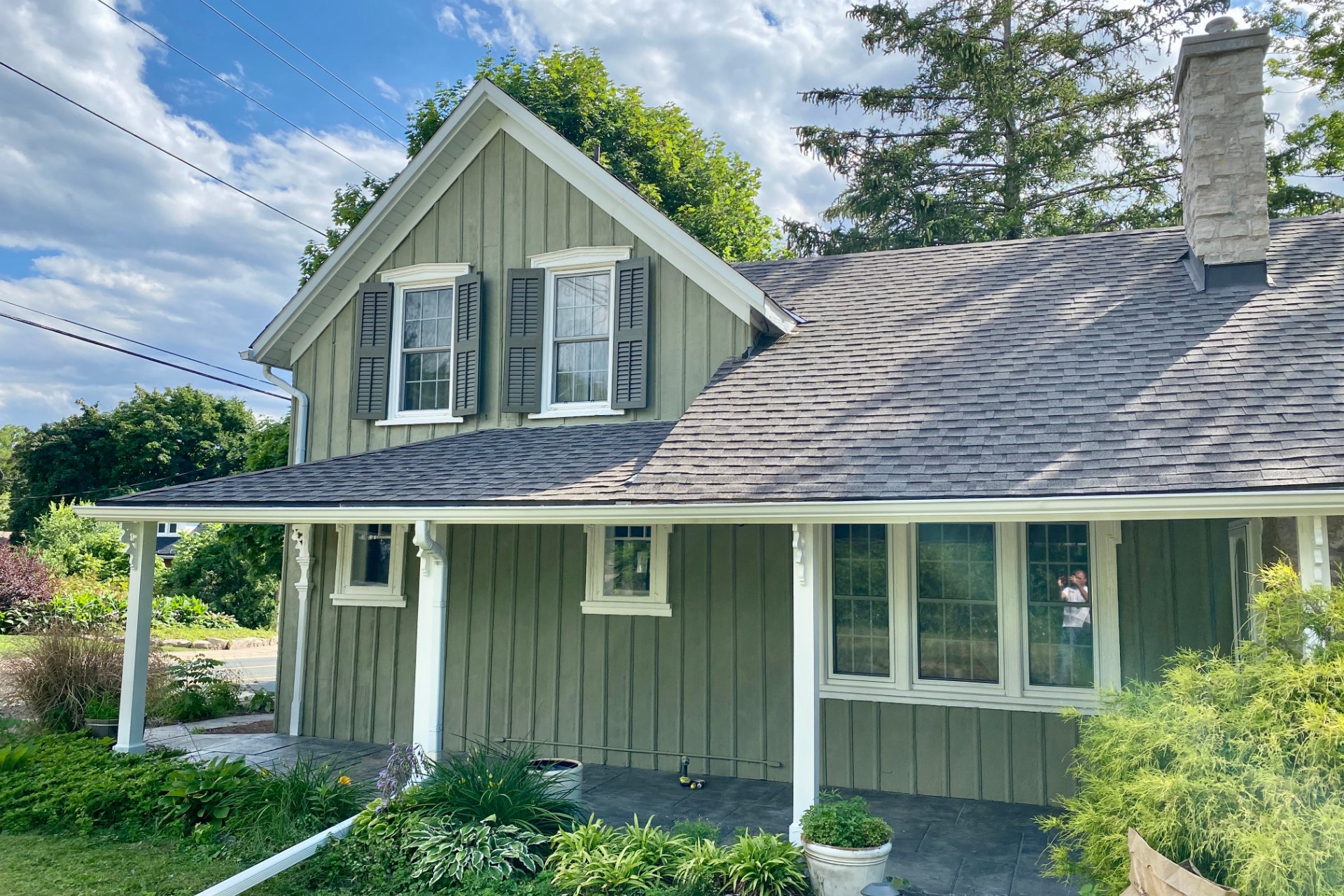 historic home after repainting