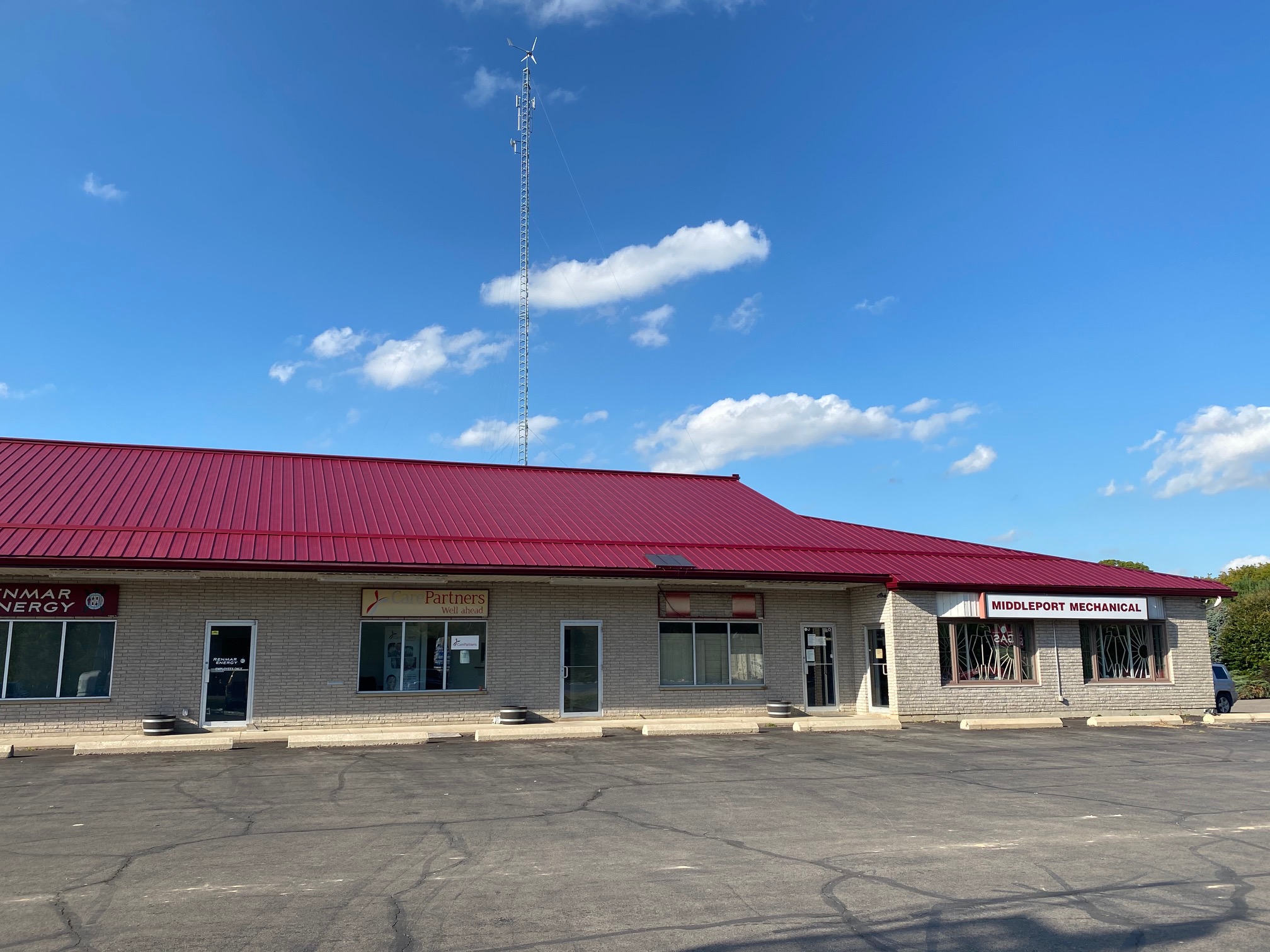 Commercial Plaza Roof Project After
