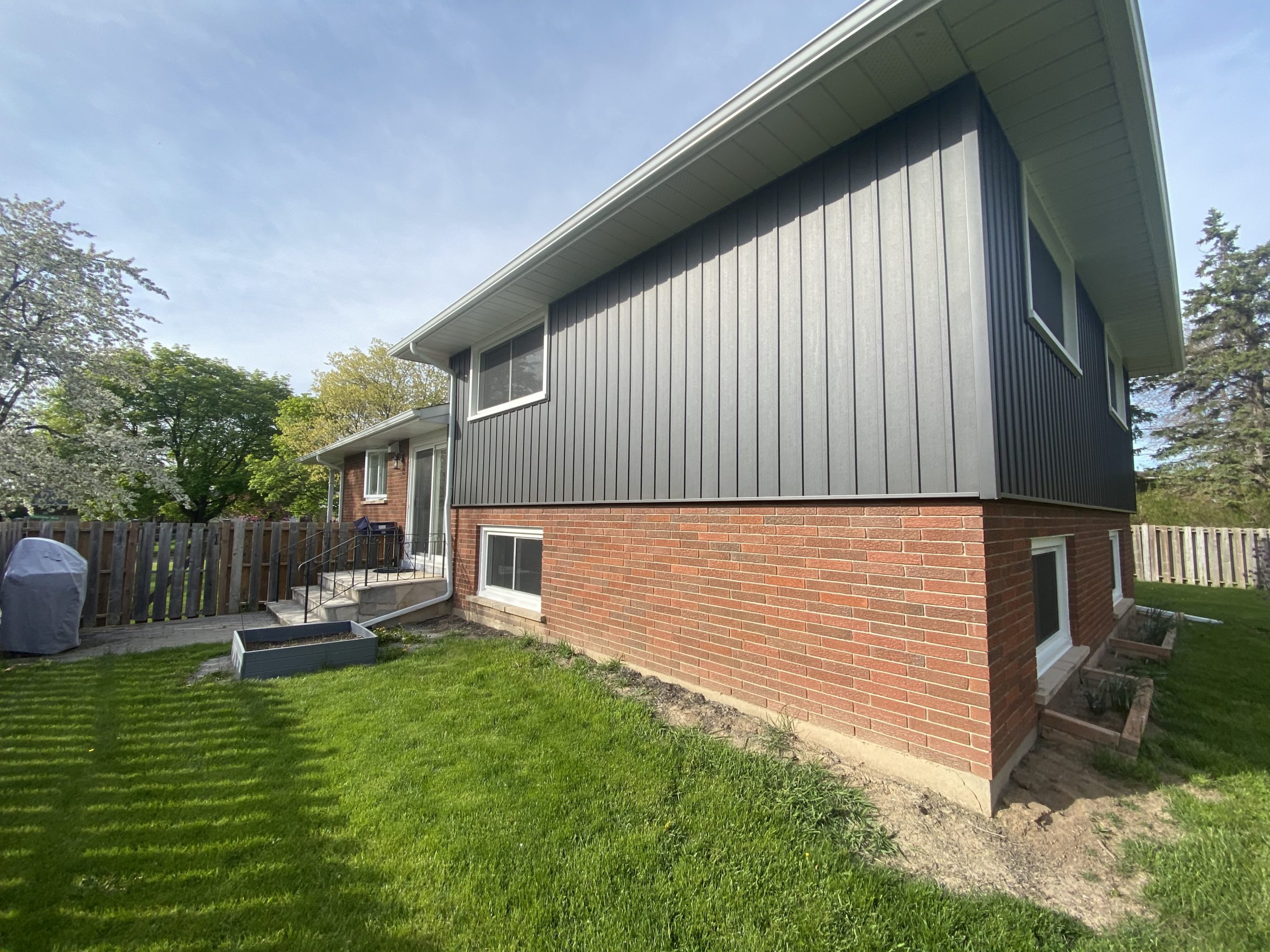 Brick Staining Project Before