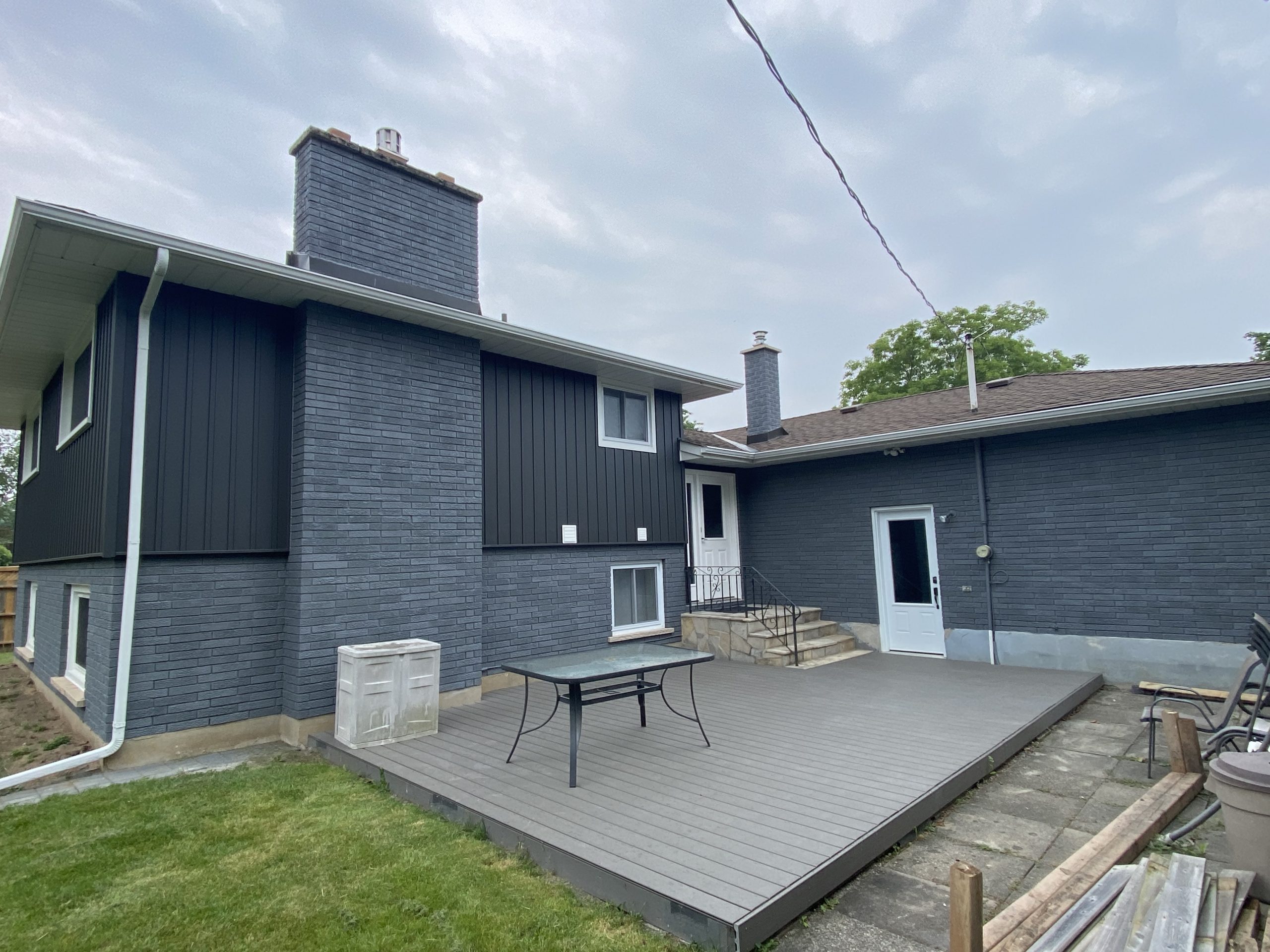 Patio Area of Brick Painting Project