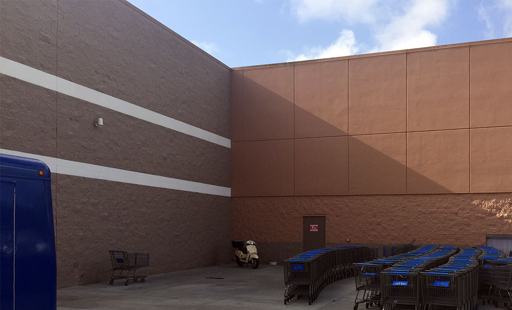  After Photo of Walmart painting project in Oviedo Florida