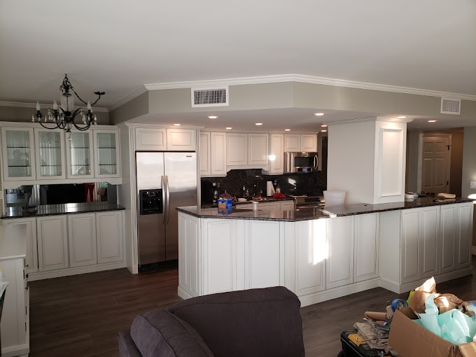 kitchen cabinets painted by certapro painters of east orlando