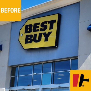 best buy exterior before repaint