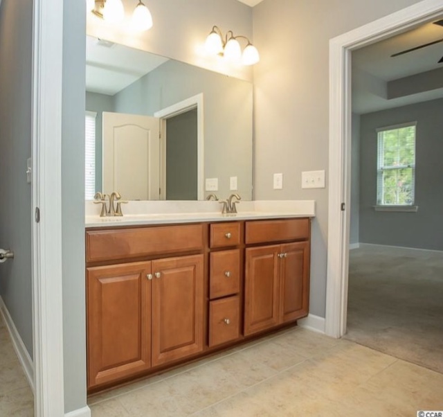 Myrtle Beach bathroom painting before