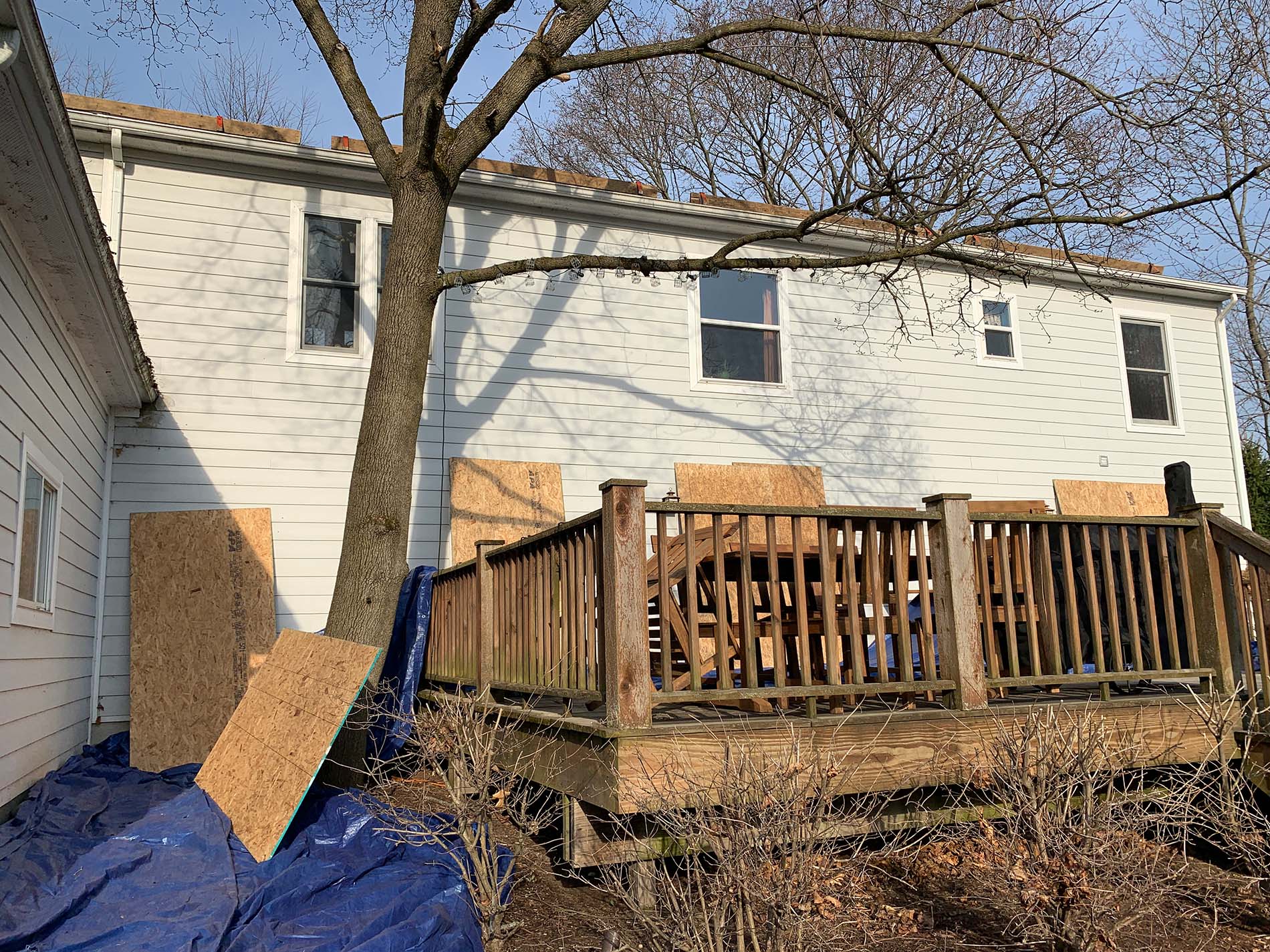 Before painting house Ann Arbor, MI