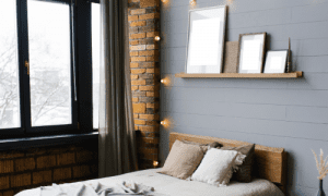 natural gray bedroom