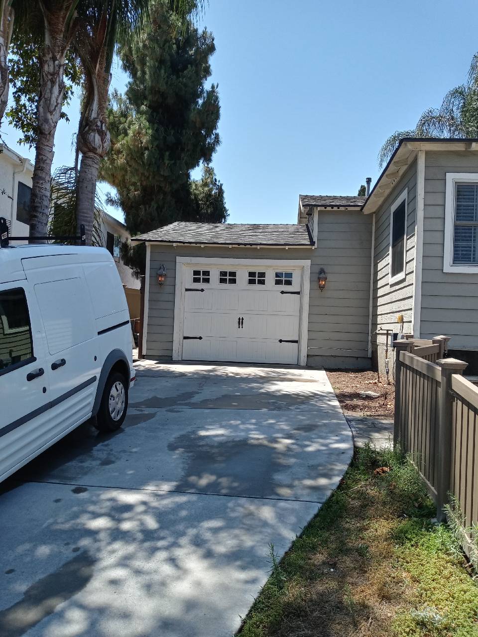 before exterior painting