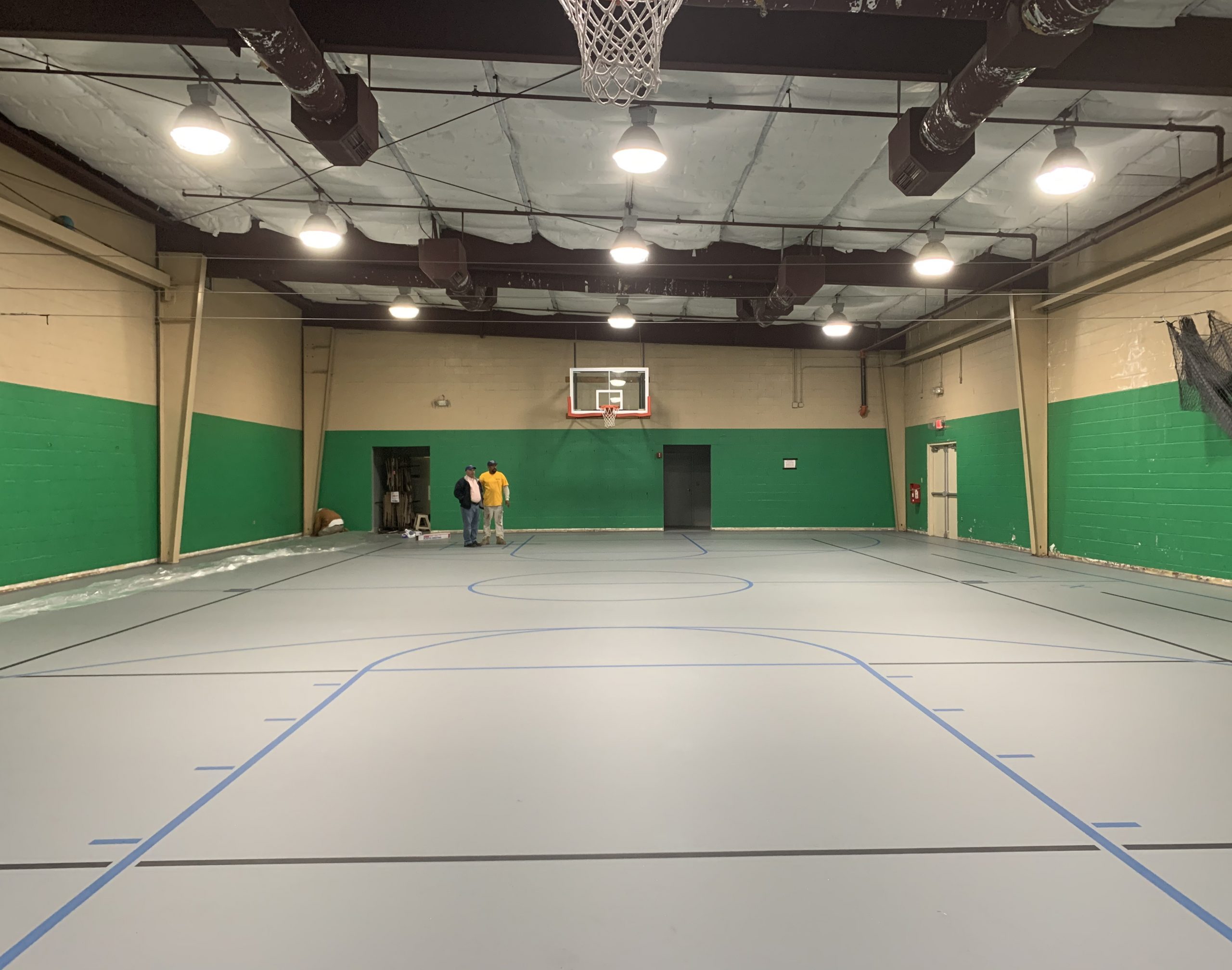 Interior Gymnasium Painting Before