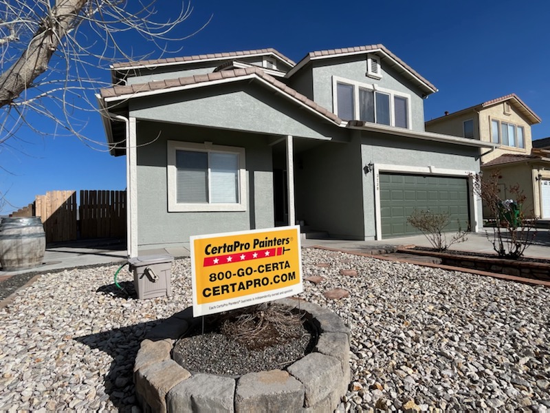 Full house repaint in Reno After