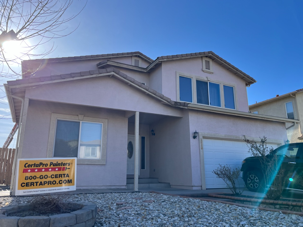 Full house repaint in Reno Before