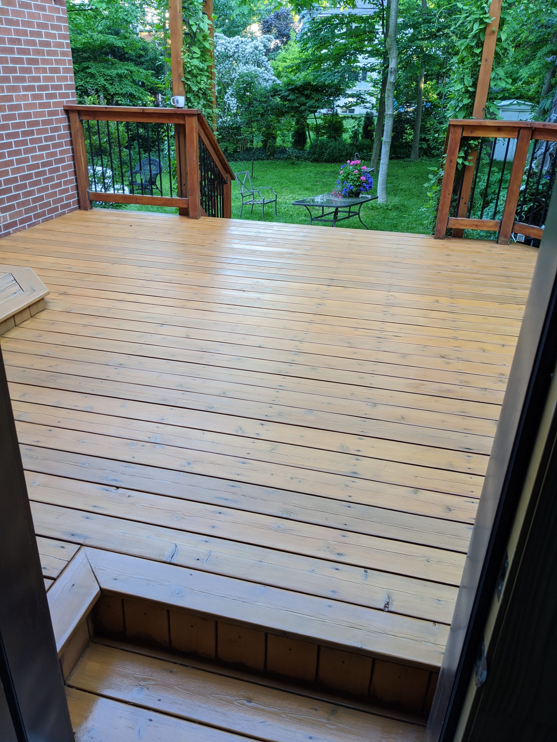 deck staining project completed by certapro painters of etobicoke