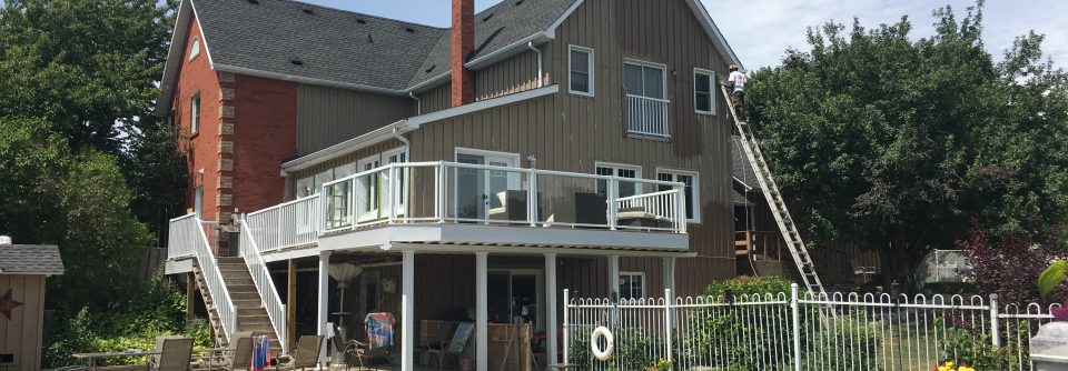 Residential Painting Project in Brooklin - Before