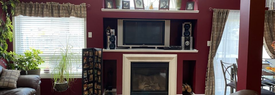 Interior Painting Project in Whitby - Before