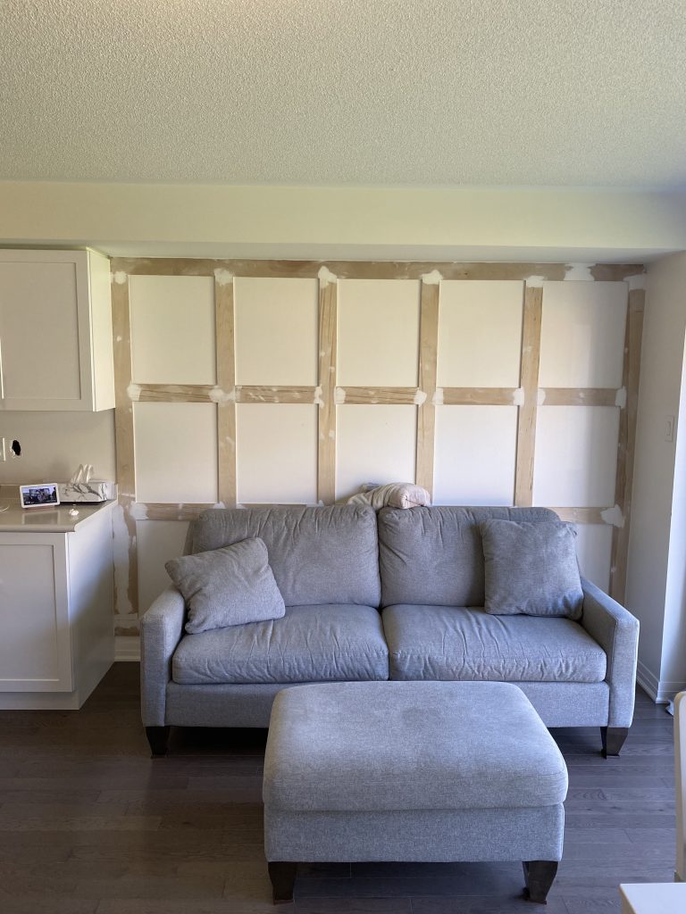 Living Room Painting in Bowmanville Before