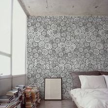 abstract on the walls