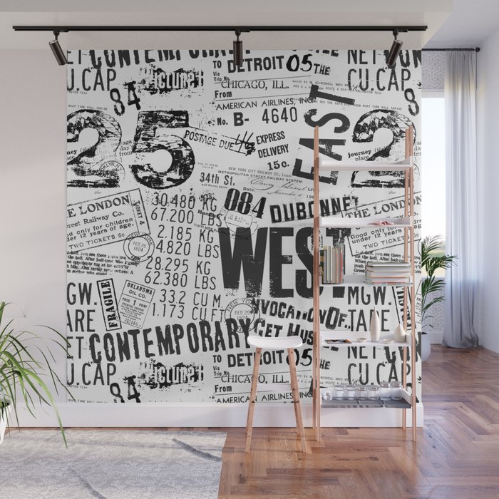 typography on the walls