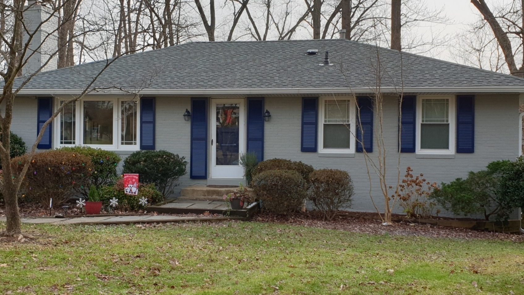 Home after exterior repaint